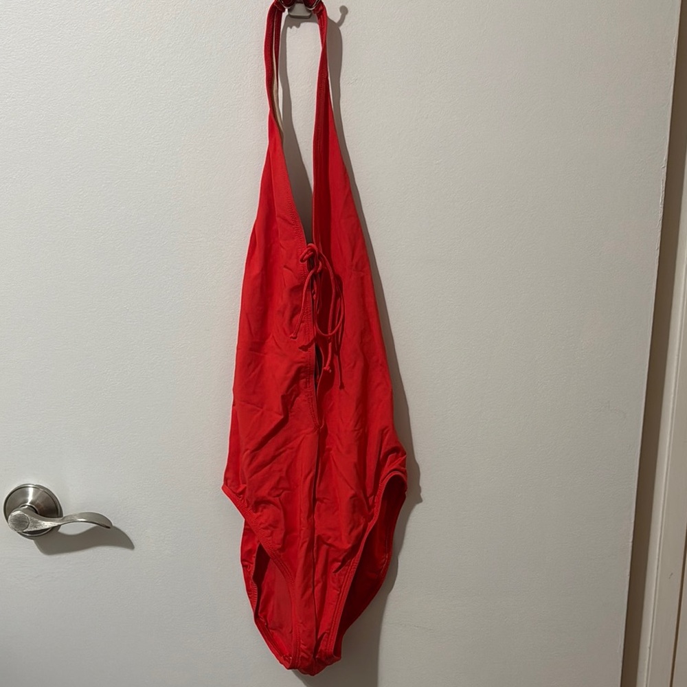 Anne Cole Red One Piece Swimsuit